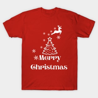 Merry Christmas with  reindeer T-Shirt